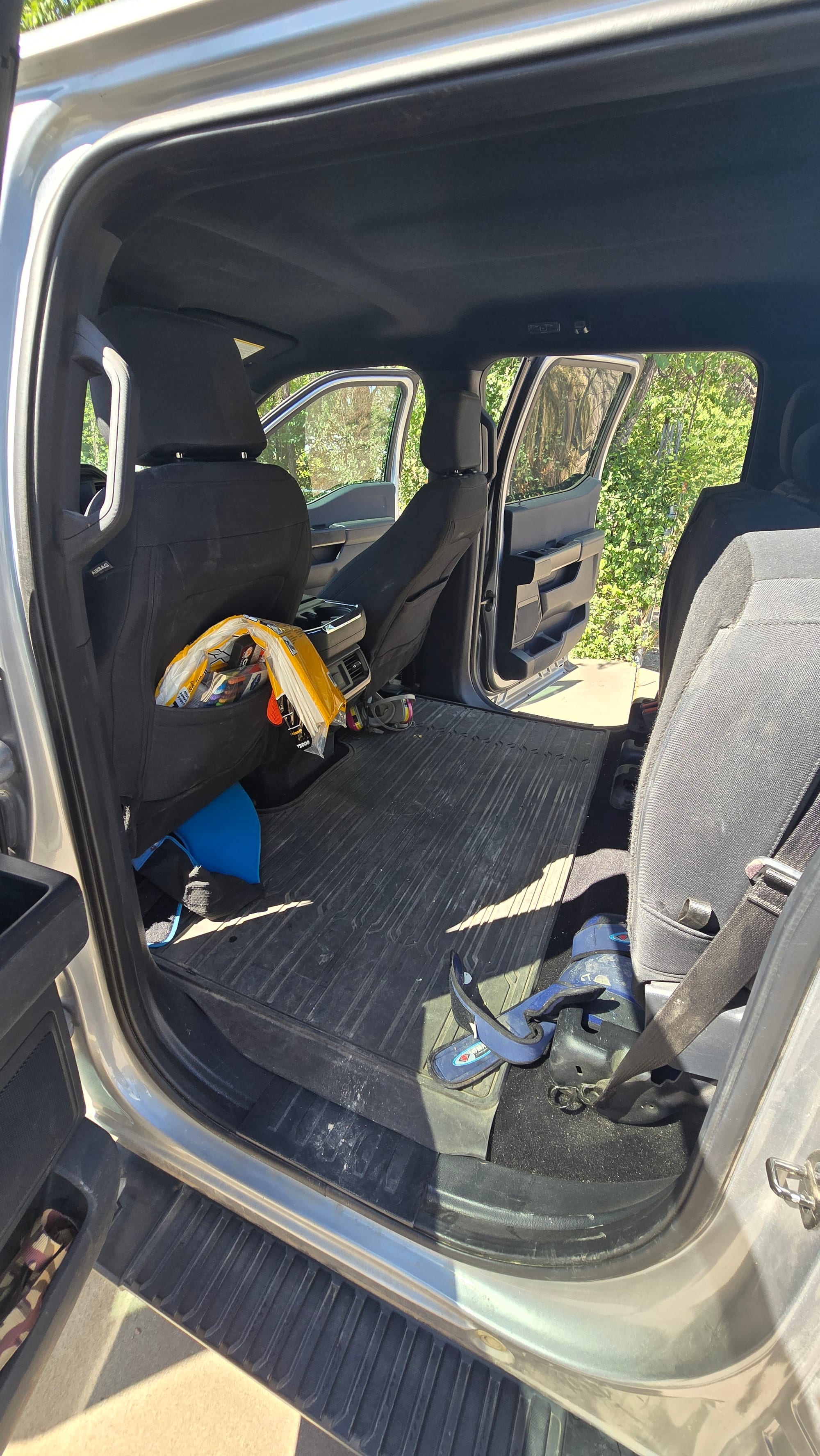 Ford F-150 Back seat — before