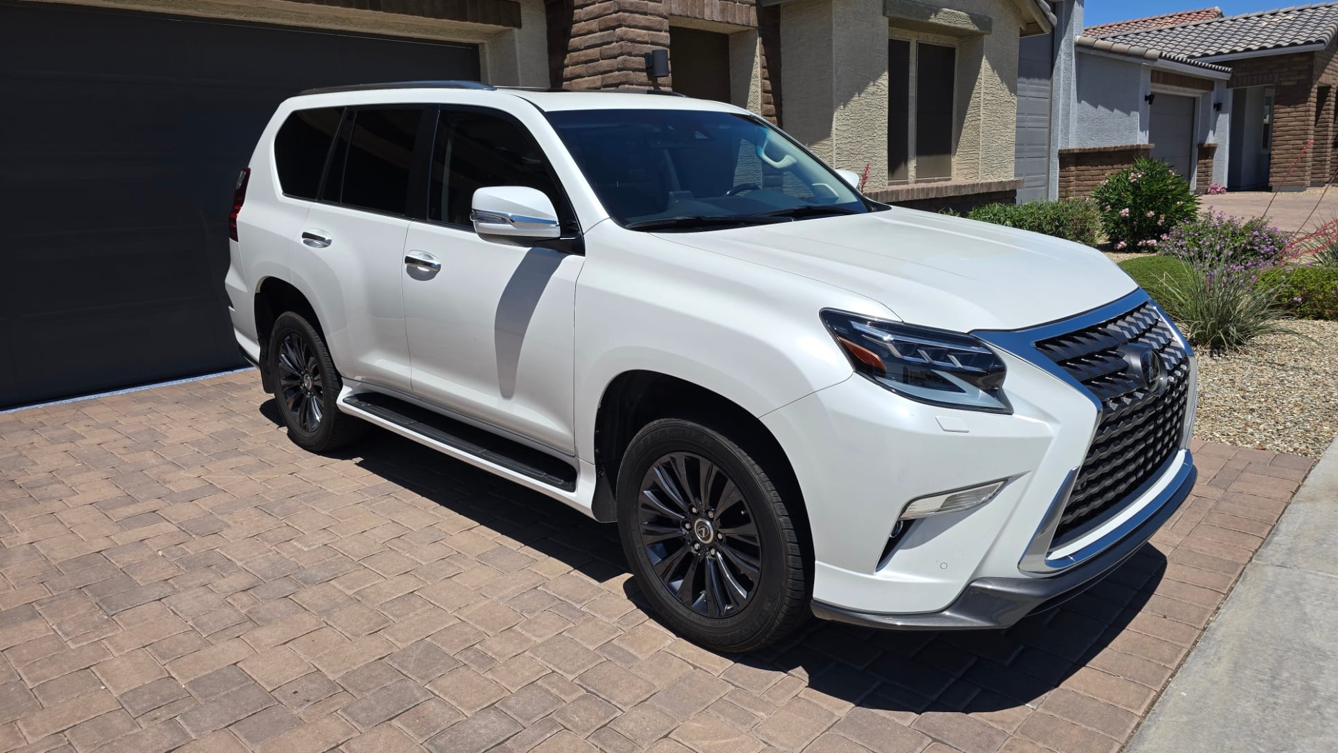 White Lexus GX after a premium mobile detail and paint protection service in Glendale, AZ
