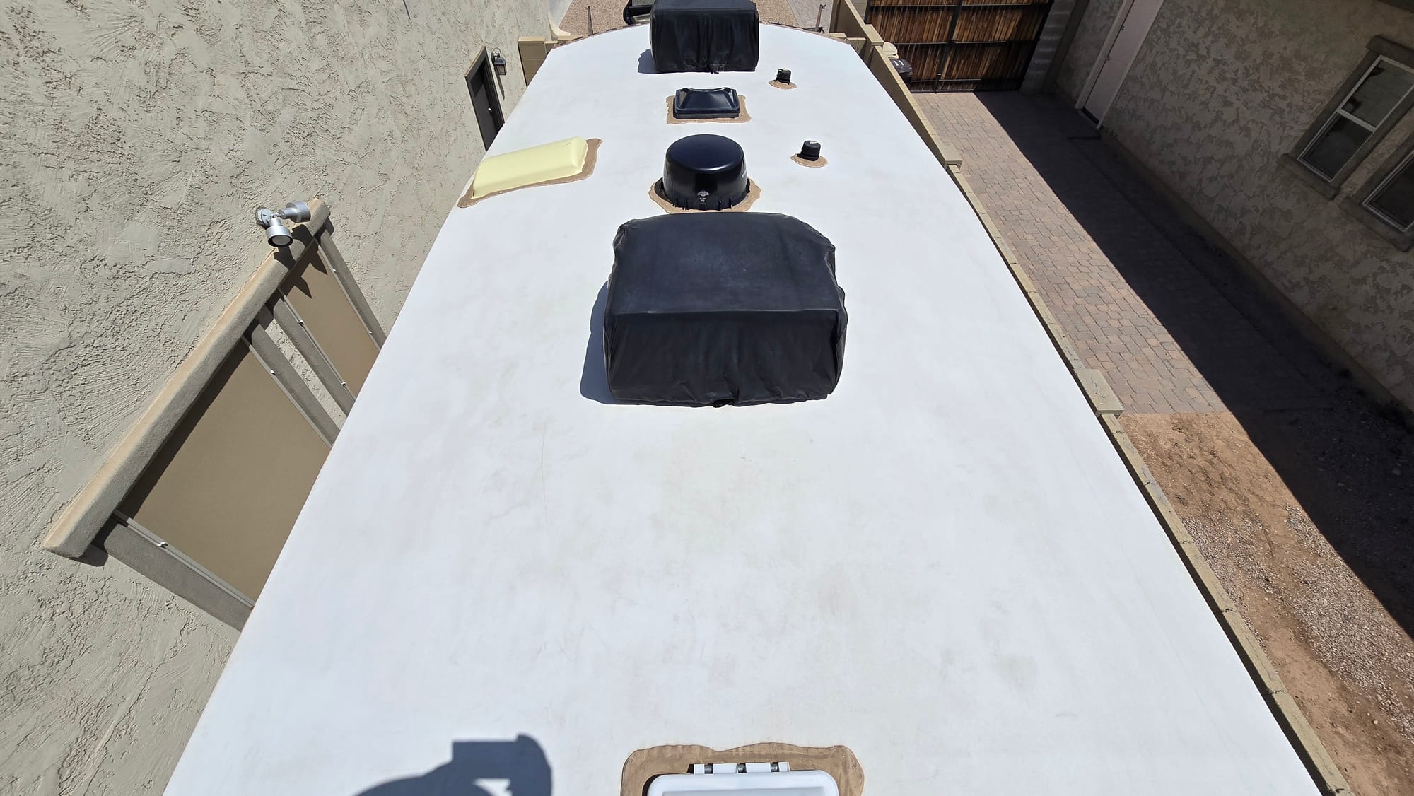 RV / Toy Hauler Roof — after